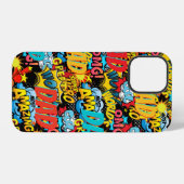 Aangepast merk DAD Gift - Comic Superhero Fun Name iPhone Hoesje (Achterkant horizontaal)