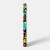 Aangepast merk DAD Gift - Comic Superhero Fun Name iPhone Hoesje (Linkerkant)