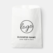 Aangepast merk Eenvoudig Bedrijf Logo Bedankzakje (Voorkant)