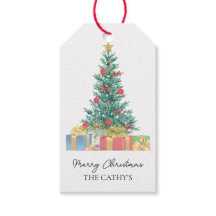 Aangepast merk Elegant Merry Christmas Favor