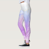 Aangepast merk Elegant Waterverf Boeket Design Leggings (Links)
