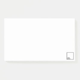 Aangepast merk Jumbo Post-its 10"x6" Post-it® Notes