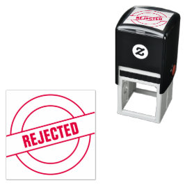 Aangepast merk Kantoor afgewezen rubber Zelfinktende Stempel