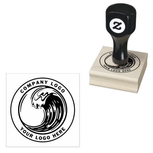 Aangepast merk-Logo Rubberstempel (Gestempeld)