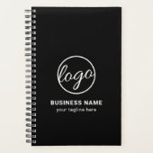 Aangepast merk Promotion Logo Black Business Planner (Voorkant)