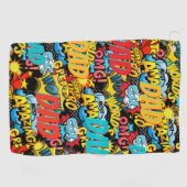 Aangepast merk VADER-cadeau - Strips Superheld Fun Golfhanddoek (Horizontaal)