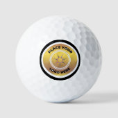 Aangepast merk voor bedrijf van logo golfballen (Voorkant)