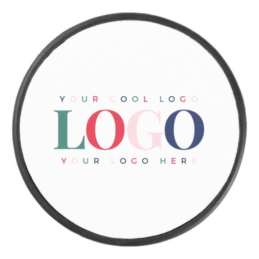 Aangepast merk voor kleurrijke rechthoek met Logo Hockey Puck (Voorkant)