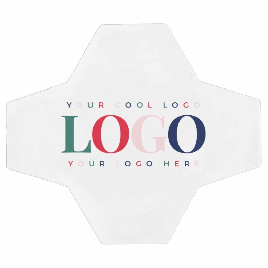 Aangepast merk voor kleurrijke rechthoek met Logo Voetbal (Enkel)