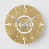 Aangepast merk voor Logo voor speciale acties Ronde Klok (Voorkant)