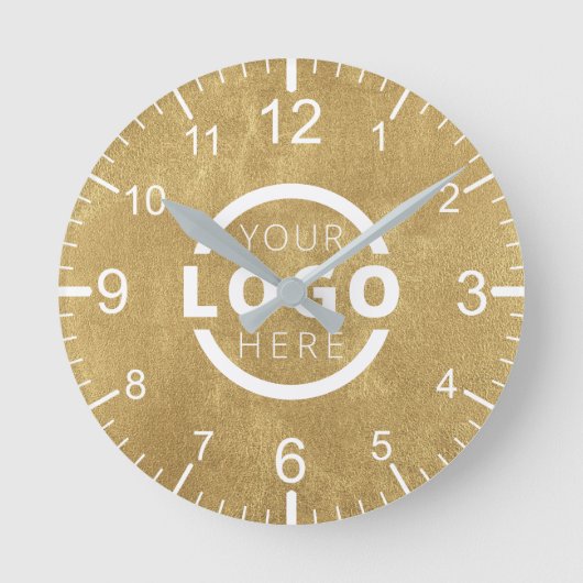 Aangepast merk voor Logo voor speciale acties Ronde Klok (Voorkant)