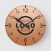 Aangepast merk voor Logo voor speciale acties Ronde Klok (Voorkant)