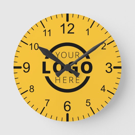 Aangepast merk voor Logo voor speciale acties Ronde Klok (Voorkant)