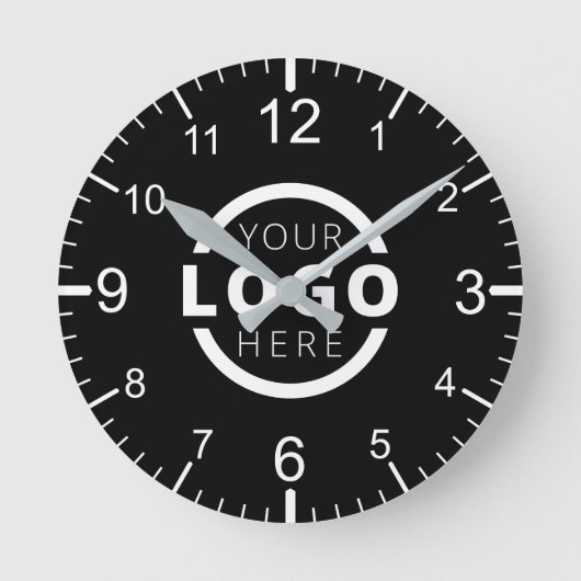 Aangepast merk voor Logo voor speciale acties Ronde Klok (Voorkant)