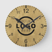 Aangepast merk voor Logo voor speciale acties Ronde Klok (Voorkant)