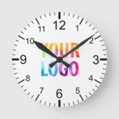 Aangepast merk voor Logo voor speciale acties Ronde Klok (Voorkant)