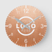 Aangepast merk voor Logo voor speciale acties Ronde Klok (Voorkant)