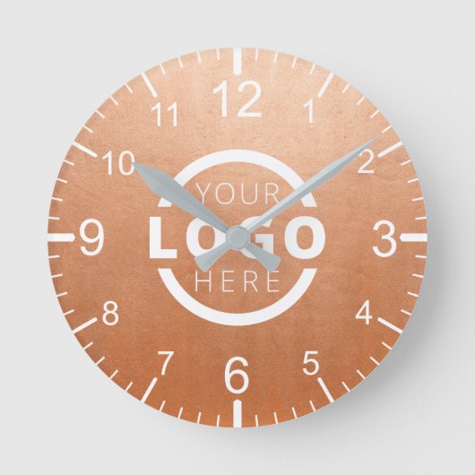 Aangepast merk voor Logo voor speciale acties Ronde Klok (Voorkant)