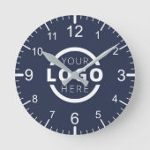 Aangepast merk voor Logo voor speciale acties Ronde Klok (Voorkant)