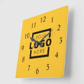 Aangepast merk voor Logo voor speciale acties Vierkante Klok (Hoek)