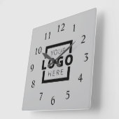 Aangepast merk voor Logo voor speciale acties Vierkante Klok (Hoek)