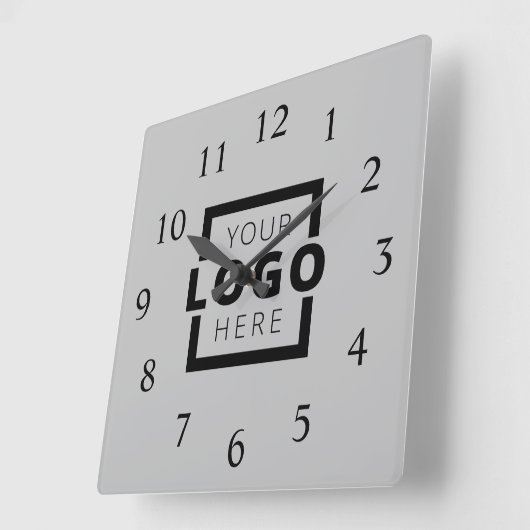 Aangepast merk voor Logo voor speciale acties Vierkante Klok (Hoek)