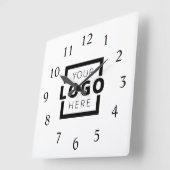 Aangepast merk voor Logo voor speciale acties Vierkante Klok (Hoek)