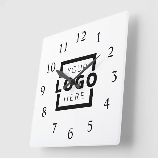 Aangepast merk voor Logo voor speciale acties Vierkante Klok (Hoek)