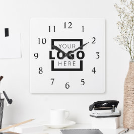 Aangepast merk voor Logo voor speciale acties Vierkante Klok