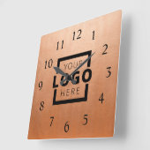 Aangepast merk voor Logo voor speciale acties Vierkante Klok (Hoek)