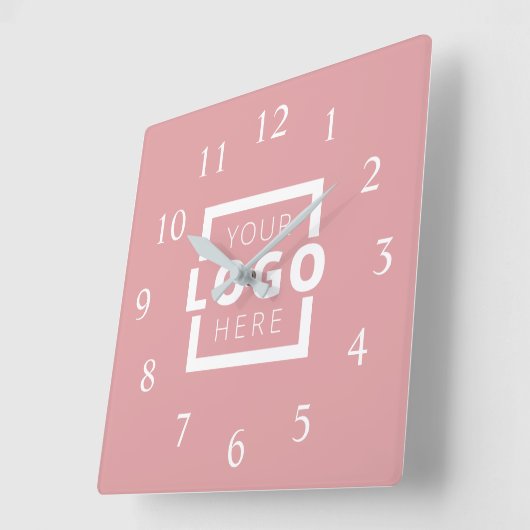 Aangepast merk voor Logo voor speciale acties Vierkante Klok (Hoek)