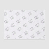 Aangepast merk Waterverf Business Logo-bakken Tissuepapier (Voorkant)