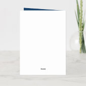 Aangepast merk William Morris vogels patroon Folie Wenskaart (Achterkant)