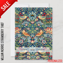 Aangepast merk William Morris Vogels Patroon Kaart