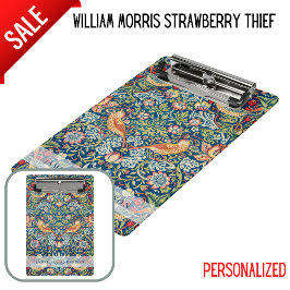 Aangepast merk William Morris Vogels Patroon Mini Klembord