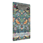 Aangepast merk William Morris Vogels Patroon Mini Klembord (Schuin)