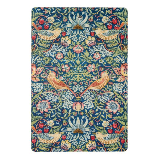 Aangepast merk William Morris Vogels Patroon Mini Klembord (Achterkant)