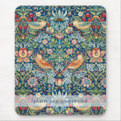 Aangepast merk William Morris vogels patroon Muismat (Voorkant)