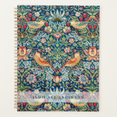 Aangepast merk William Morris vogels patroon Planner (Voorkant)