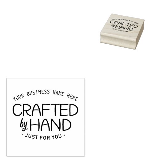 Aangepast met de hand gemaakt rubberstempel (Gestempeld)