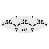 Aangepast met # Deer Skull met intacte Antlers American Football (Paneel)