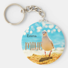 Aangepast met een zeemeeuw sleutelhanger