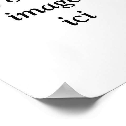 aangepast met je afbeelding poster (Hoek)