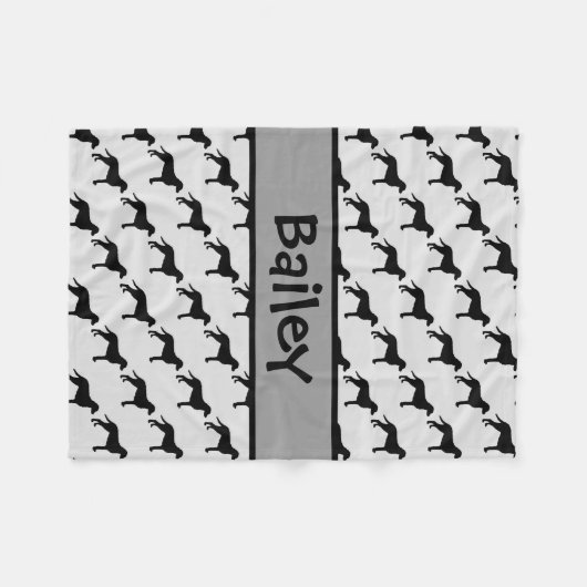 Aangepast, met krullende rugleuning fleece deken (Voorkant (Horizontaal))