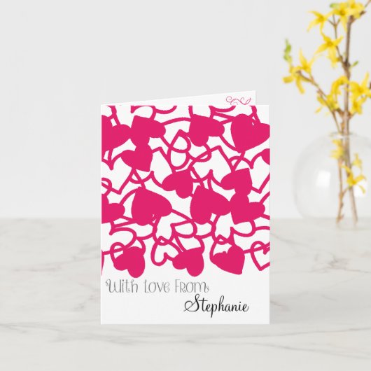 Aangepast met liefde voor hartnotities kaart (Gele Bloem)