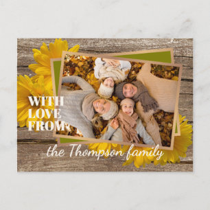 Aangepast met liefde voor Thanksgiving vakantie Briefkaart