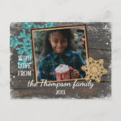 Aangepast met 'Love Seasons'-feestdag Briefkaart (Voorkant)