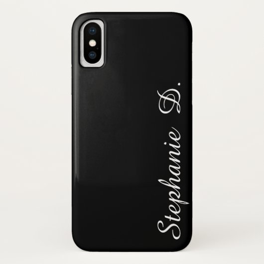 aangepast met naamzwarte iphonecase Case-Mate iPhone case (Achterkant)