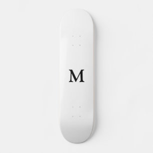 aangepast met uw monogram erbij personalized persoonlijk skateboard