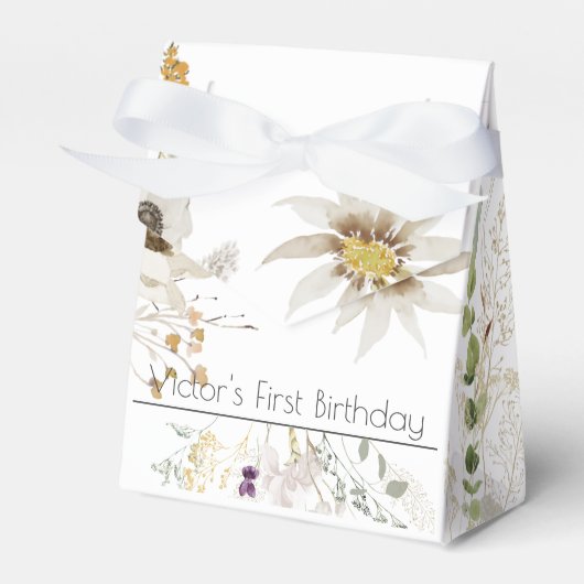 Aangepast met zachte kleur, vrije ventilator bedankdoosjes (Voorkant Zijde)